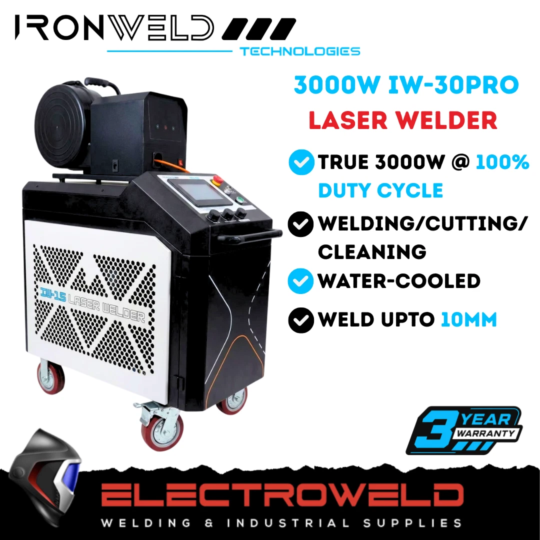 IRONWELD 3000W 3KW Laser Welder / Cleaner / Cutter - Heavy Duty